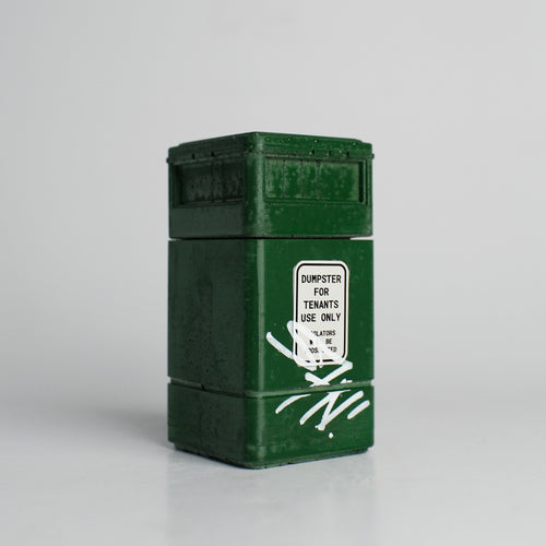 DEADWASTE Thrash Bin Concrete, Green