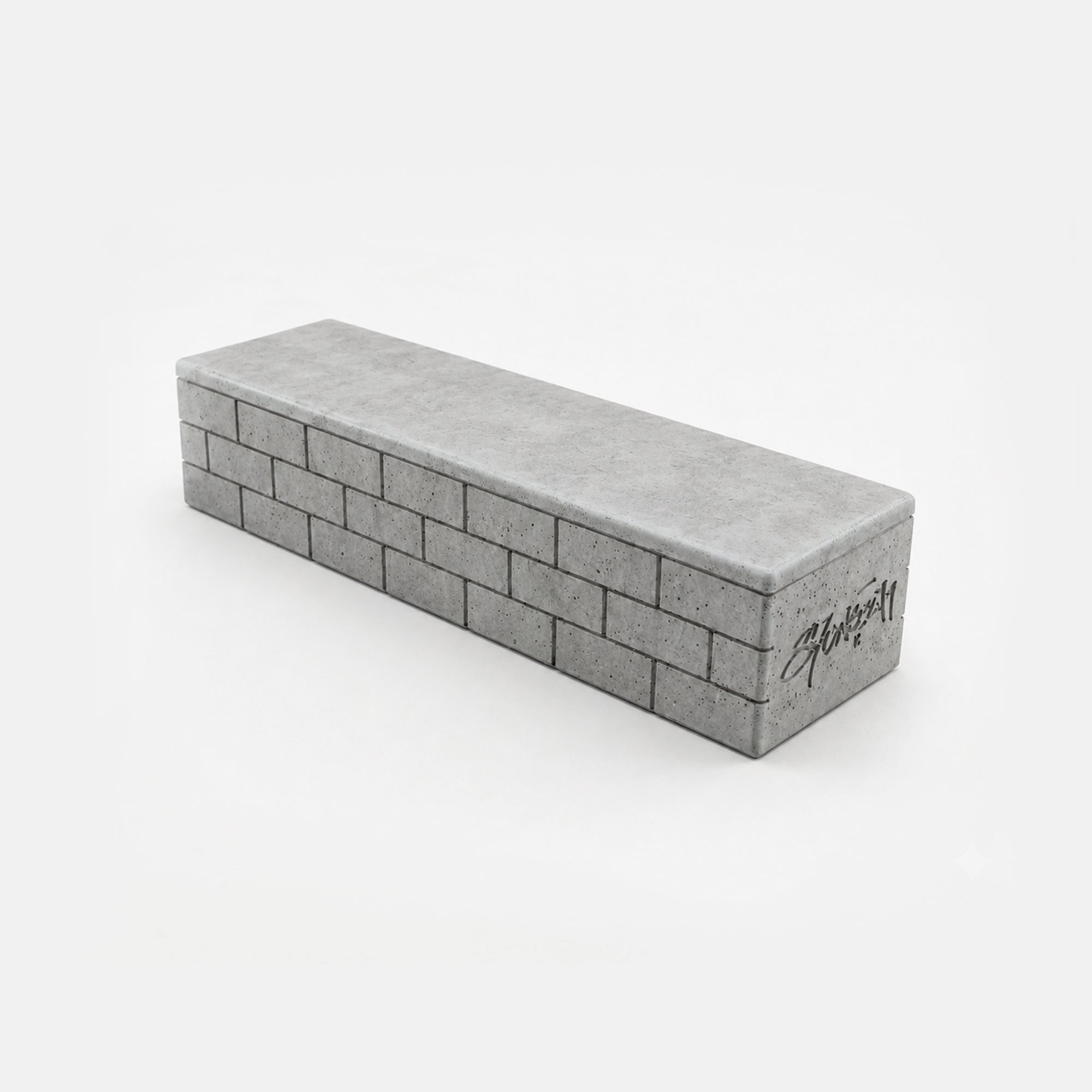 Brick Bench Concrete Fingerboard Obstacle, Natural