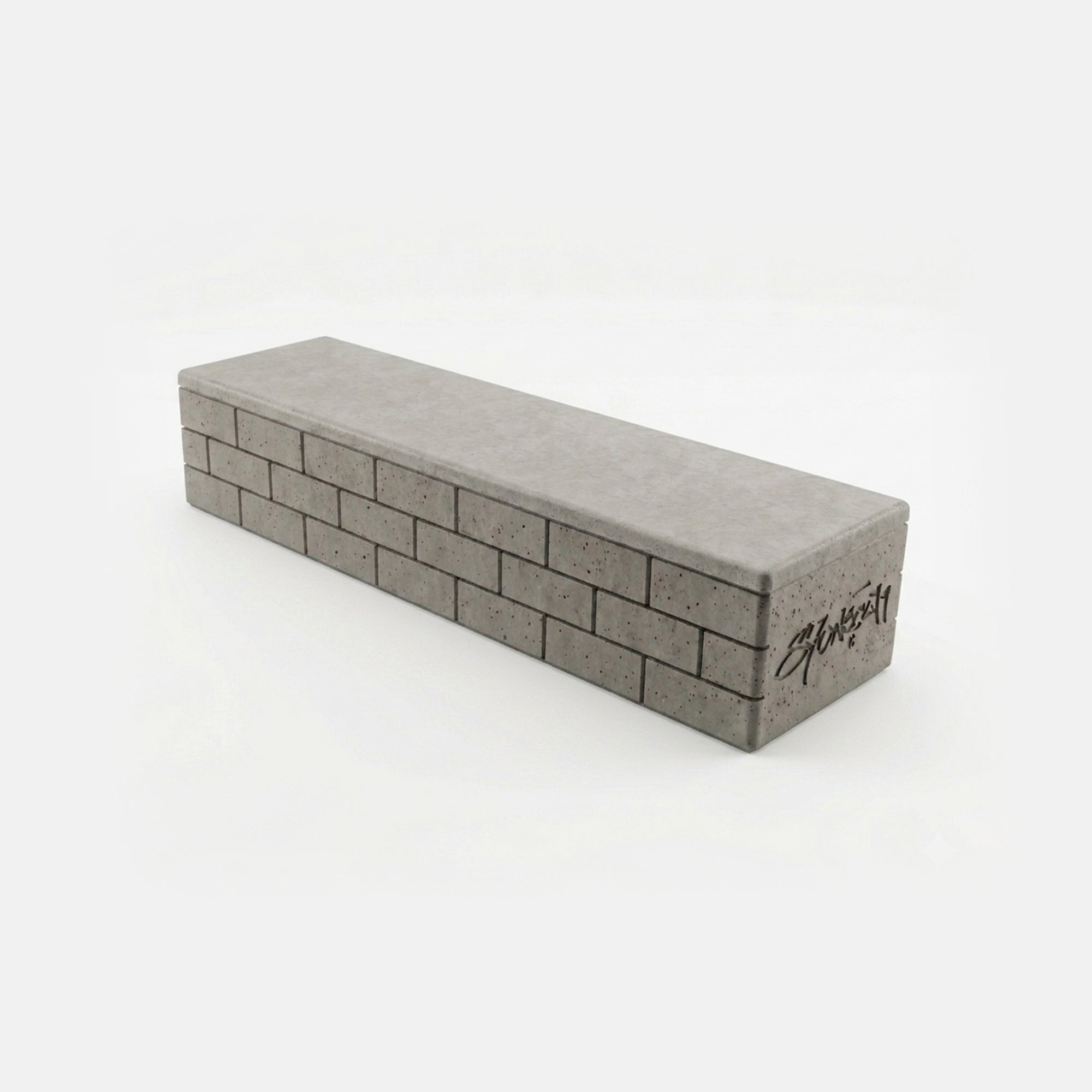 STCT Brick Bench Natural- Concrete Fingerboard Obstacle