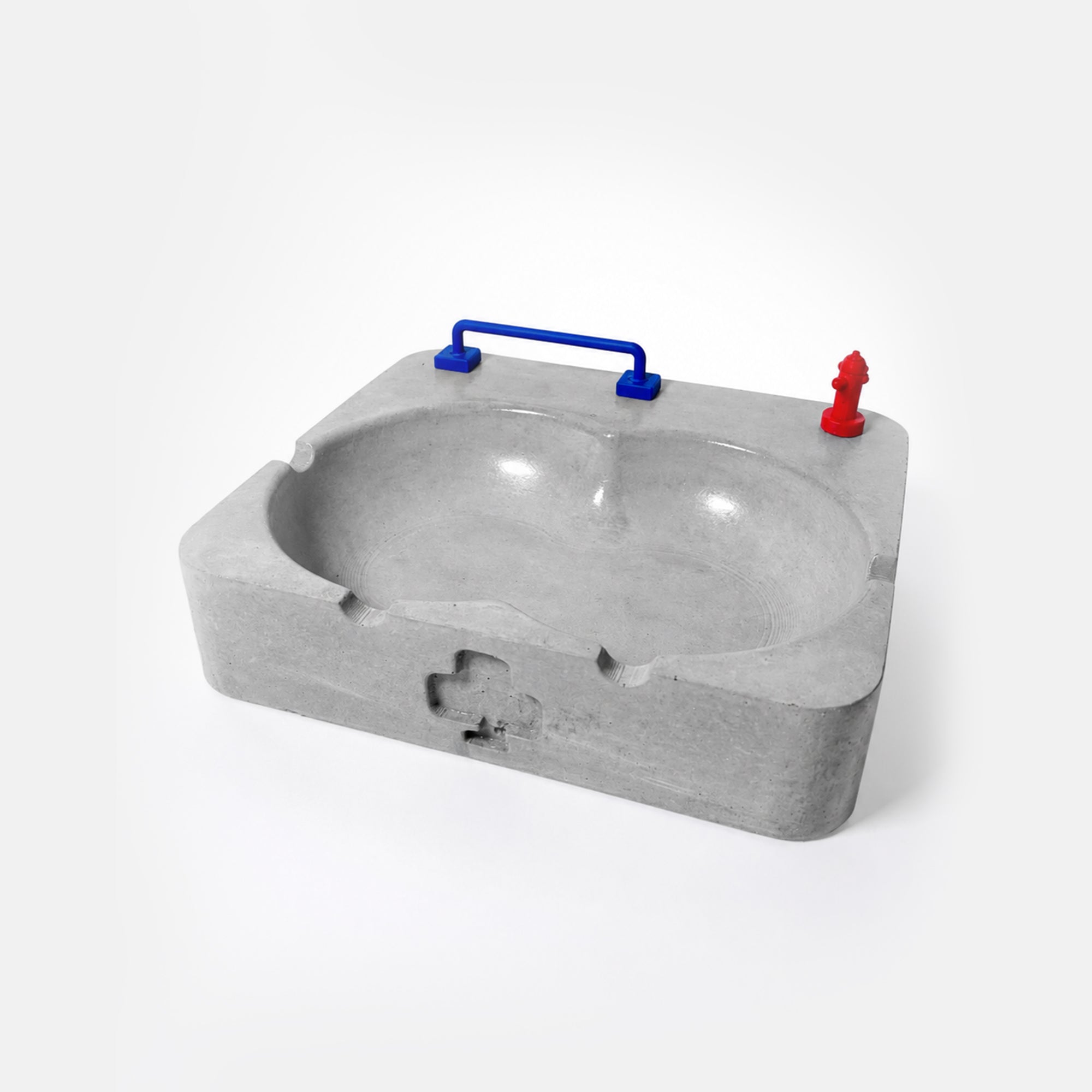 Tbowl Concrete Skatepark Tray, Natural
